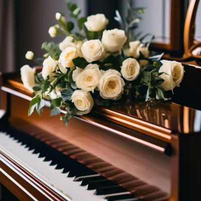 Цветущий рояль, Цветы и подарки в Пушкино, купить по цене 3000 RUB, Букеты  из мыла в Bio mylo с доставкой | Flowwow