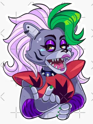 Glamrock Roxy (FNAF Security Breach)" Sticker by finksart | Redbubble