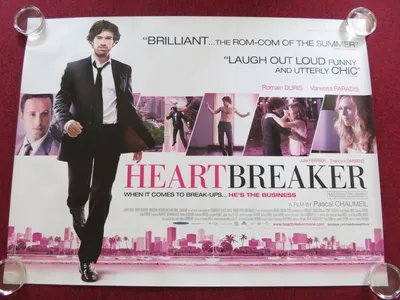 HEARTBREAKER UK QUAD (30 x 40 дюймов) СВЕРНУТЫЙ ПОСТЕР ROMAIN DURIS VANESSA PAR – Rendezvous Cinema