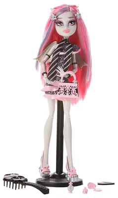 Кукла Monster High Рошель Гойл - Базовая с питомцем X3650 - характеристики  и описание на Мегамаркет