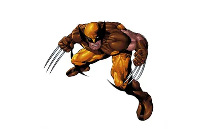 Обои Росомаха, Wolverine, супергерой картинки на рабочий стол, раздел  минимализм - скачать