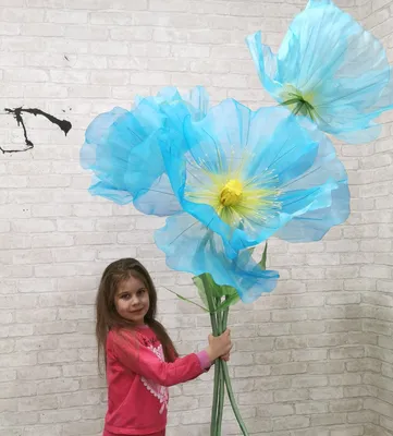 Ростовые цветы | Giant flowers, Organza flowers, Fabric flowers