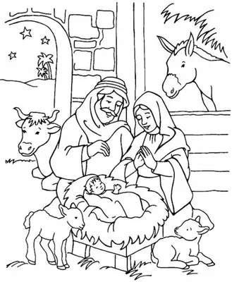 Рисунки на тему рождество христово для детей легкие (46 фото) » рисунки для  срисовки на Газ-квас.ком