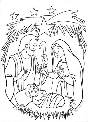 Рождество христово рисунки картинки