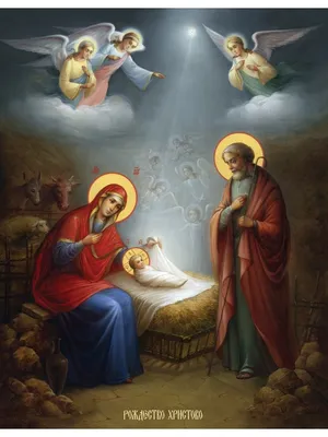 Купить изображение иконы: Рождество Христово