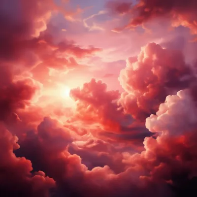 Розовое небо картинки - 69 фото