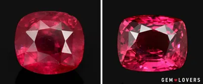 Драгоценный камень рубин - цвет и чистота – Gem Lovers