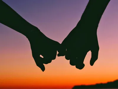 Пара жест держась за руки любовь танабата Фон И картинка для бесплатной  загрузки - Pngtree