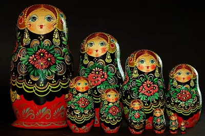 Russian matryoshka. Русская матрешка. PNG. | Матрешка, Объекты