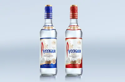 Только водка из России - настоящая русская водка!"