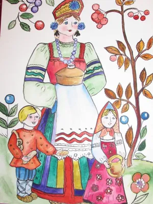 Набор для вышивания крестиком «Русские традиции. Хохлома». Артикул: НВ-664