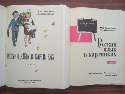 Русский язык в картинках. Баранников. Варковицкая. 1987 г. Купить в Минске  — Книги . Лот 5034005120