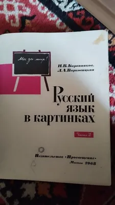 Русский язык в картинках. Часть 2 / Баранников И. В., Варковицкая Л. А.  Купить в Минске — Книги . Лот 5036096399