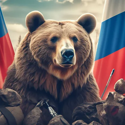 Русский медведь» — создано в Шедевруме