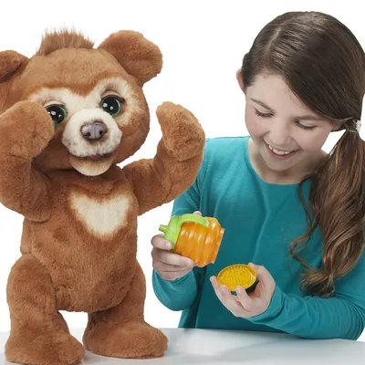 интерактивная игрушка русский мишка Кабби: купить интерактивную игрушку из  серии FurReal Friends от Hasbro в интернет магазине 