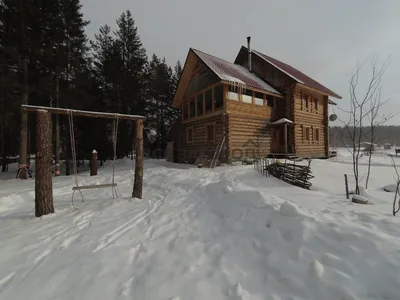 Дизайн интерьера деревянного дома 190 кв. м в стиле русский терем. Фото  проекта