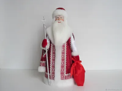 Дед Мороз с посохом, смотреть фото и отзывы, купить | Кукла в подарок