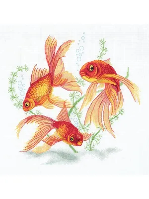 Картина "Золотые рыбки" Картина для удачи и процветания – купить на Ярмарке  Мастеров – O44SSRU | Картины, Самара
