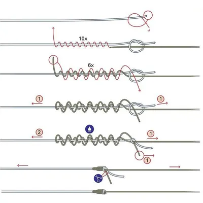 ТОП 3 👍 лучших рыболовных узлов для поводков. Самые простые и крепкие -  YouTube