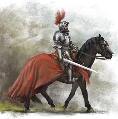 Рыцарь | Рыцарь, Лошади, Картинки