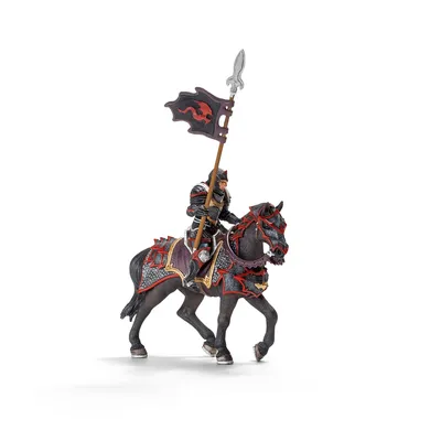 Рыцарь на коне с мечом и щитом. | Премиум Фото