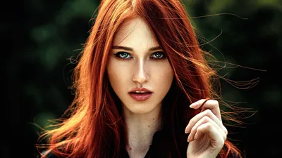 милая девушка с рыжими волосами PNG , зеленые глаза, синий, прекрасный PNG  картинки и пнг PSD рисунок для бесплатной загрузки