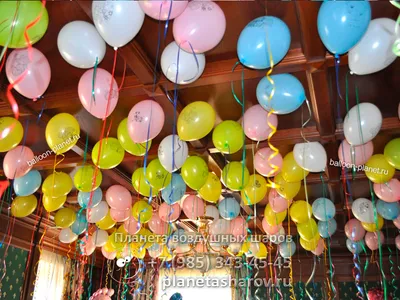 Воздушные шарики на день рождения двойняшек