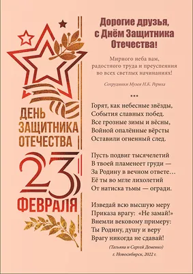 НВ-Лаб: Поздравляем с Днем Защитника Отечества - 23 февраля!