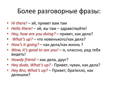 100 популярных разговорных фраз на английском