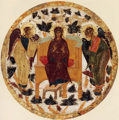 Христос Эммануил с архангелами. Середина XVII в. [4383 hi-res]