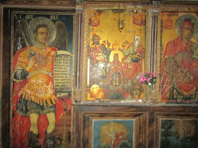 Купить настенный крест с Архангелами в серебре и рамкой из ясени (арт.  12240454) в православной мастерской