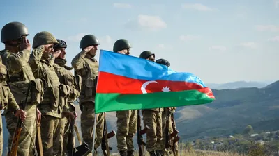 Хроника Победы: в седьмой день войны Азербайджанская армия подняла флаг в  Суговушане - , Sputnik Азербайджан