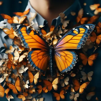 Бабочки в животе иллюстрация - 46 фото