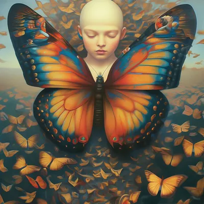 Бабочки в животе» — создано в Шедевруме