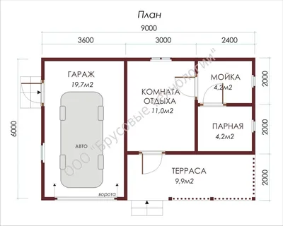 Проект дома с баней 8х10 Флора с террасой и сауной: фото и цены.