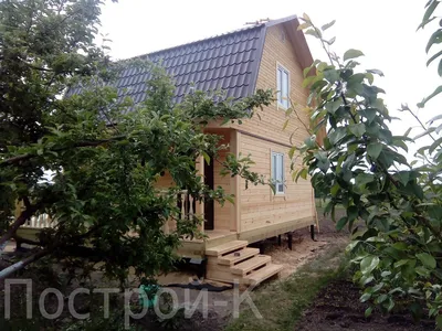 Одноэтажный дом с баней каркасный 6х8 цена 1526612 руб.