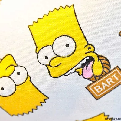 Рюкзак с Бартом Симпсоном / Bart Simpson white купить по цене 1 390 руб в  Москве - интернет магазин Rukzakoff