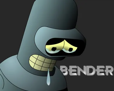 Купить постер (плакат) Futurama: Bender на стену для интерьера