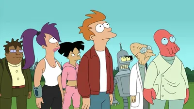 Подушка Футурама "Бендер и Зойдберг" Futurama — Купить на  ᐉ Удобная  Доставка (1481343654)