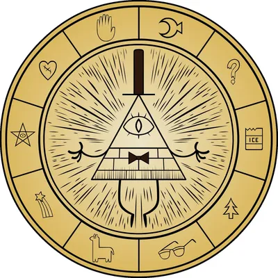 Картина “Билл Шифр собственной персоной (Gravity Falls)” | PrintStorm