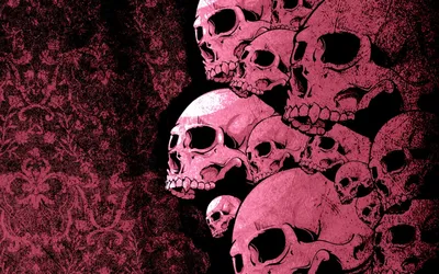 Set of skulls with fangs | Иллюстрация черепа, Рисунки с черепами, Картинки  с черепами