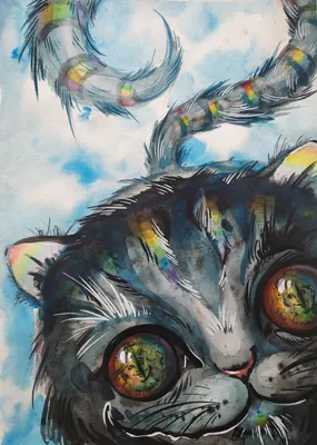 Интерьерная игрушка Чеширский кот, чешир ручной работы, авторский кот |  AliExpress