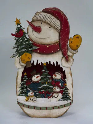 Раскраска - Новый год - Дед Мороз и Снегурочка со снеговиком | MirChild