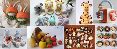 Детские вязаные развивающие игрушки: виды и особенности – блог  интернет-магазина пряжи 