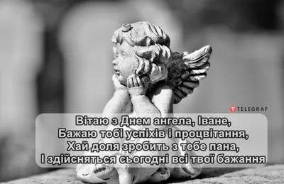 Открытка с именем Иван С днем ангела. Открытки на каждый день с именами и  пожеланиями.