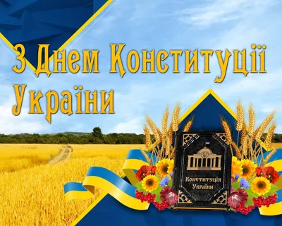 Привітання Голови Казначейства Тетяни СЛЮЗ з Днем Конституції України |  Державна казначейська служба України