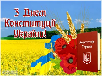 С Днем Конституции Украины 2021: патриотичные поздравления, открытки и  картинки