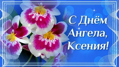 День ангела Ксении 2023 - Поздравления, картинки и открытки с Днем именин -  Телеграф