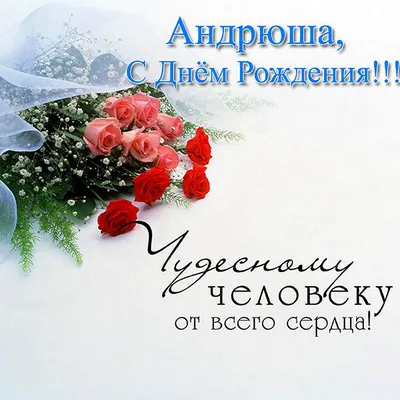 С днем рождения, Андрей! Долгих лет и ясных дней!