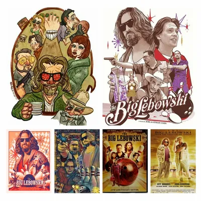 5D классический фильм алмазная живопись the Big Lebowski, мозаика, сверкает  плакат чувак, Набор для вышивки крестиком, ремесло для домашнего декора |  AliExpress